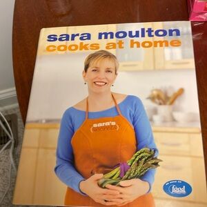 Vintage SARA MOULTON Cooks at Home Cookbook, Hardback with cover, new.